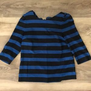 Zara stripe blouse 3/4 sleeve